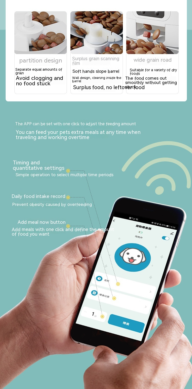 Kindred Paw Smart WiFi Automatic Pet Feeder